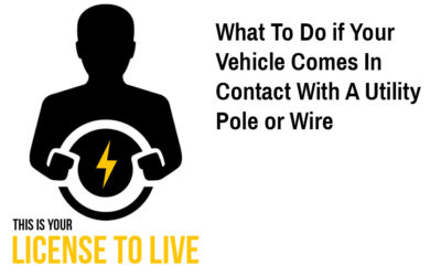 License to Live – Do This If Your Vehicle Comes in Contact with A Utility Pole or Wire
