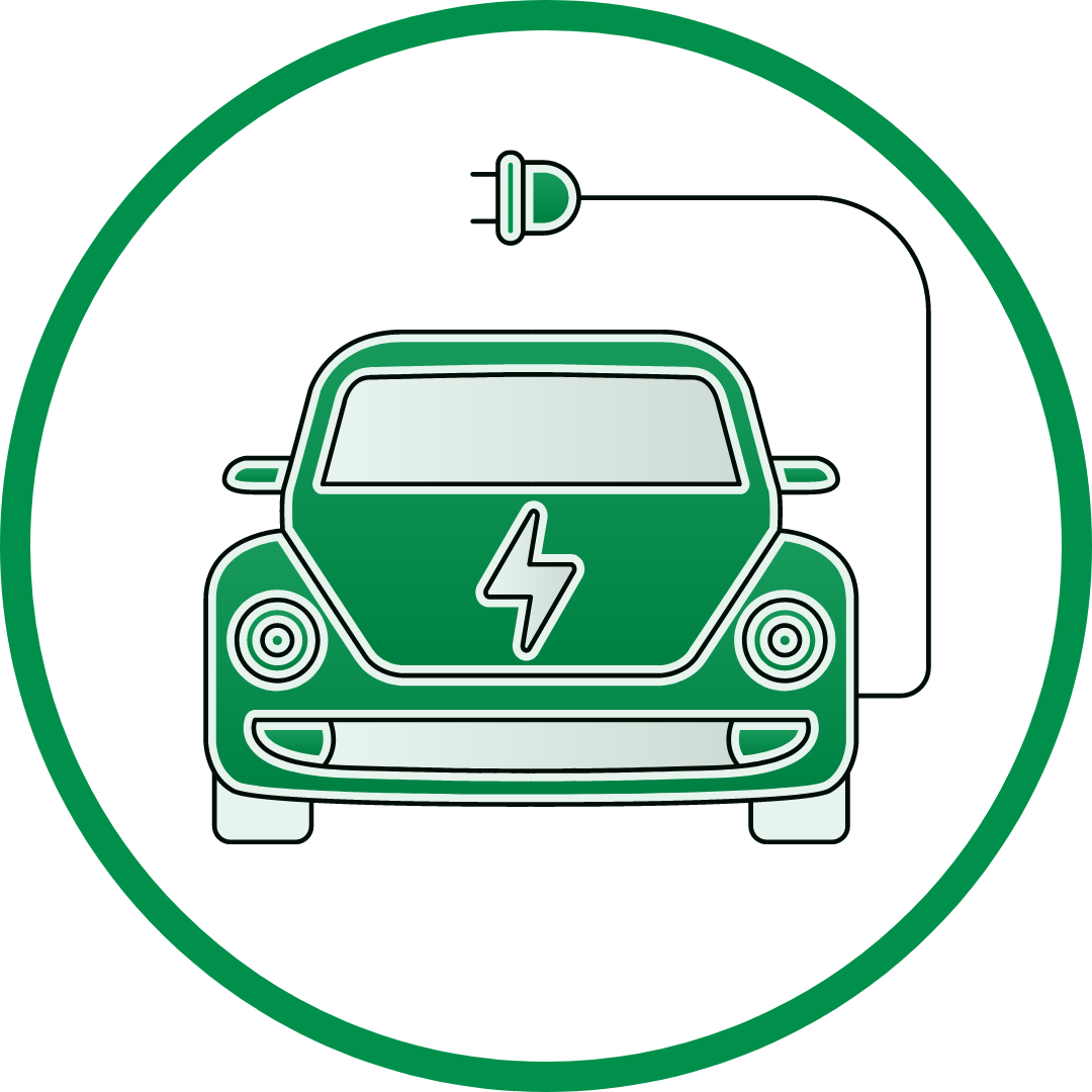 Electric Vehicle Icon-Available in the US