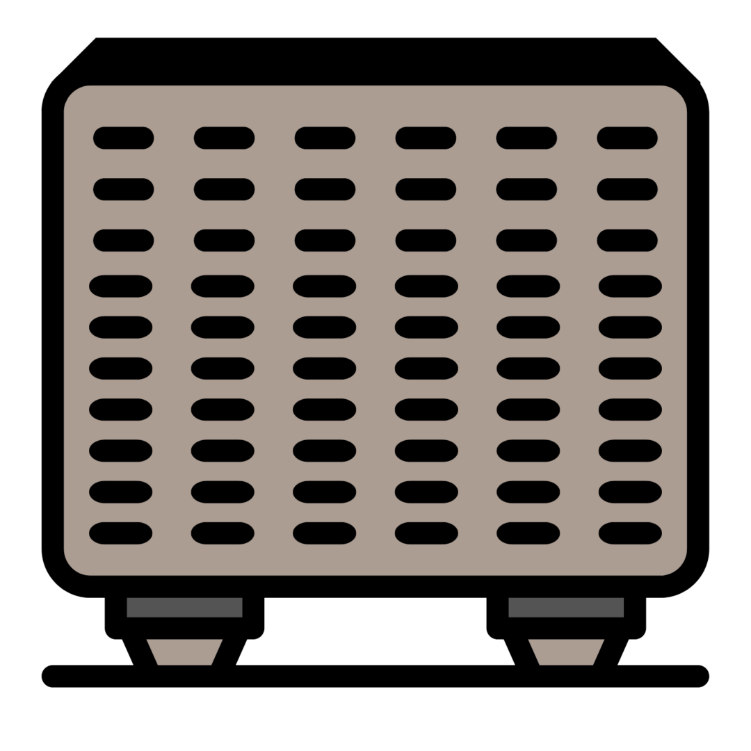 air source heat pump icon