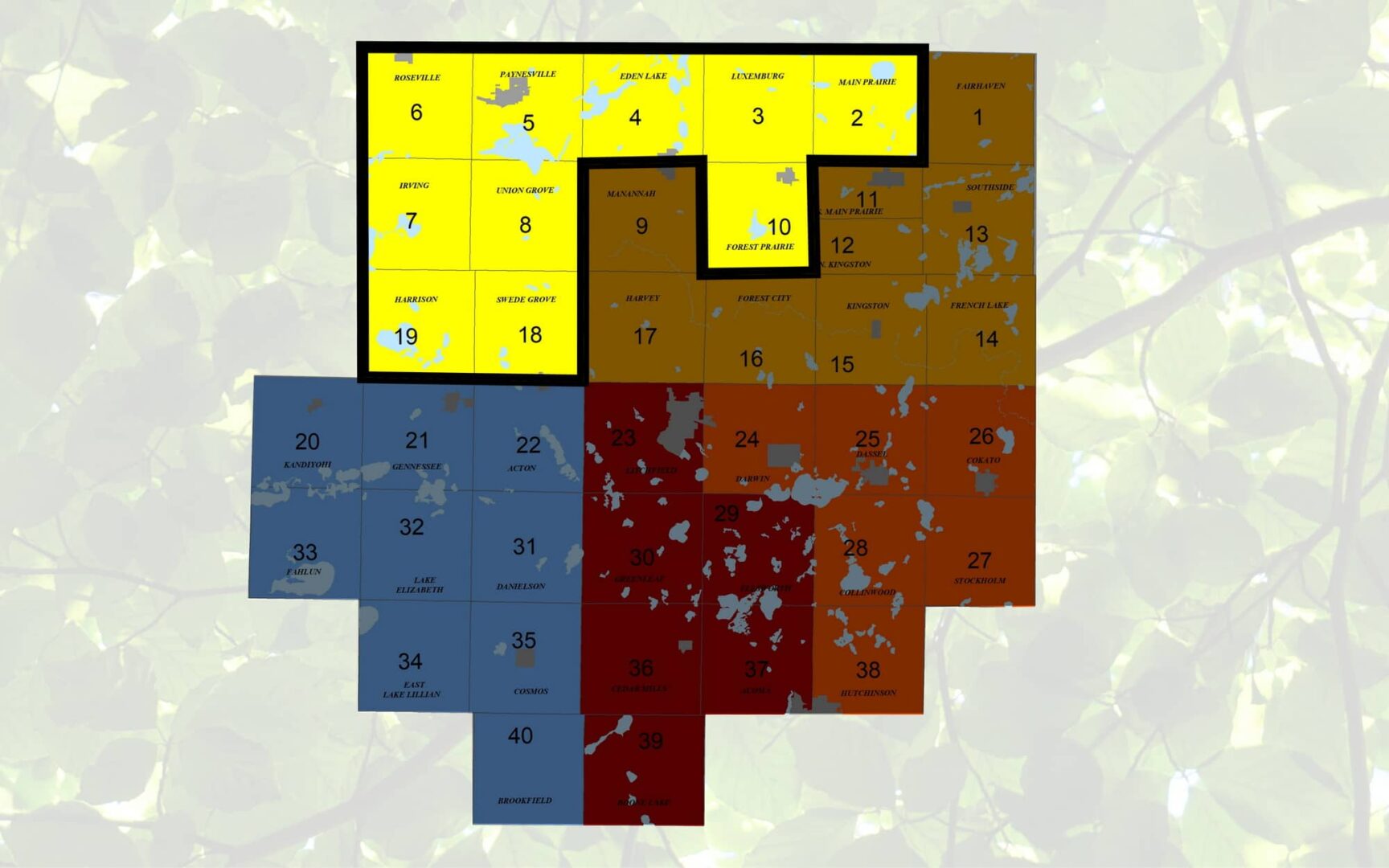 tree trimming map