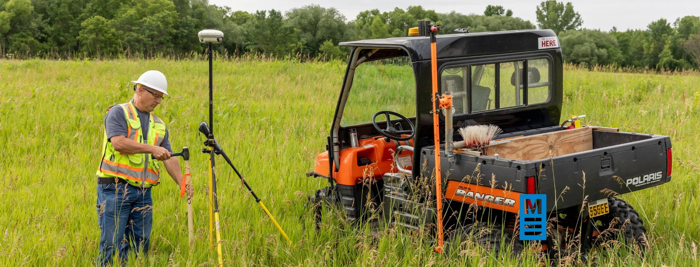 Staking for underground utilities