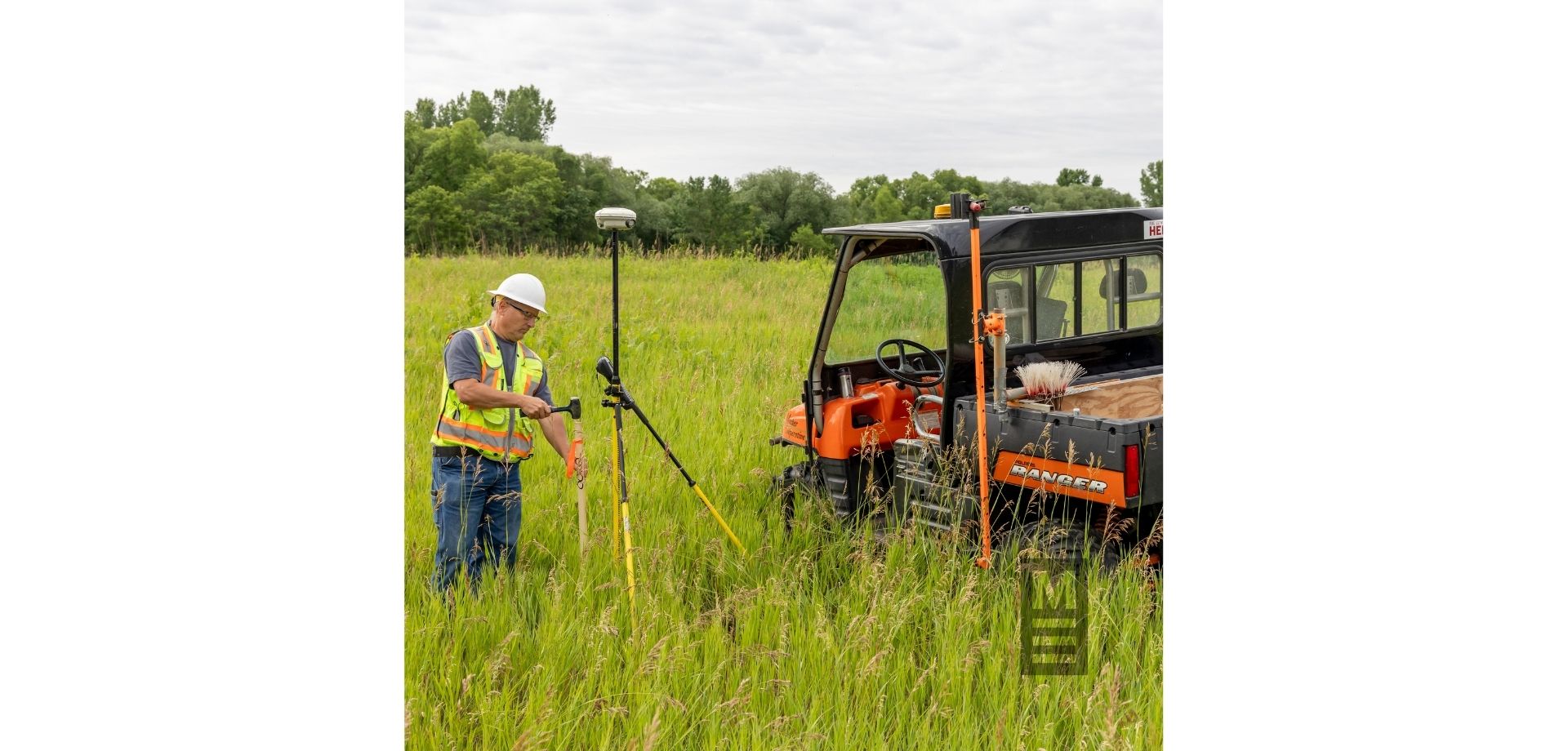 staking for underground utilities