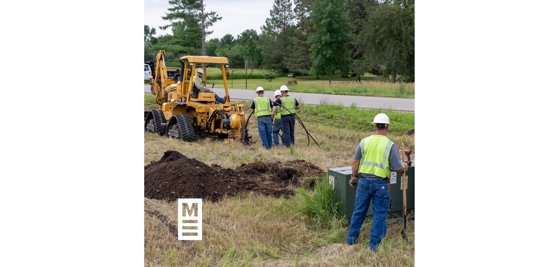 Installing underground electrical lines