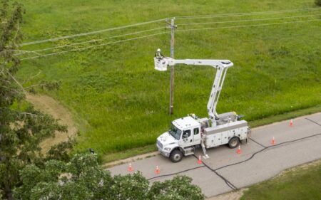 Meeker Energy Line Truck