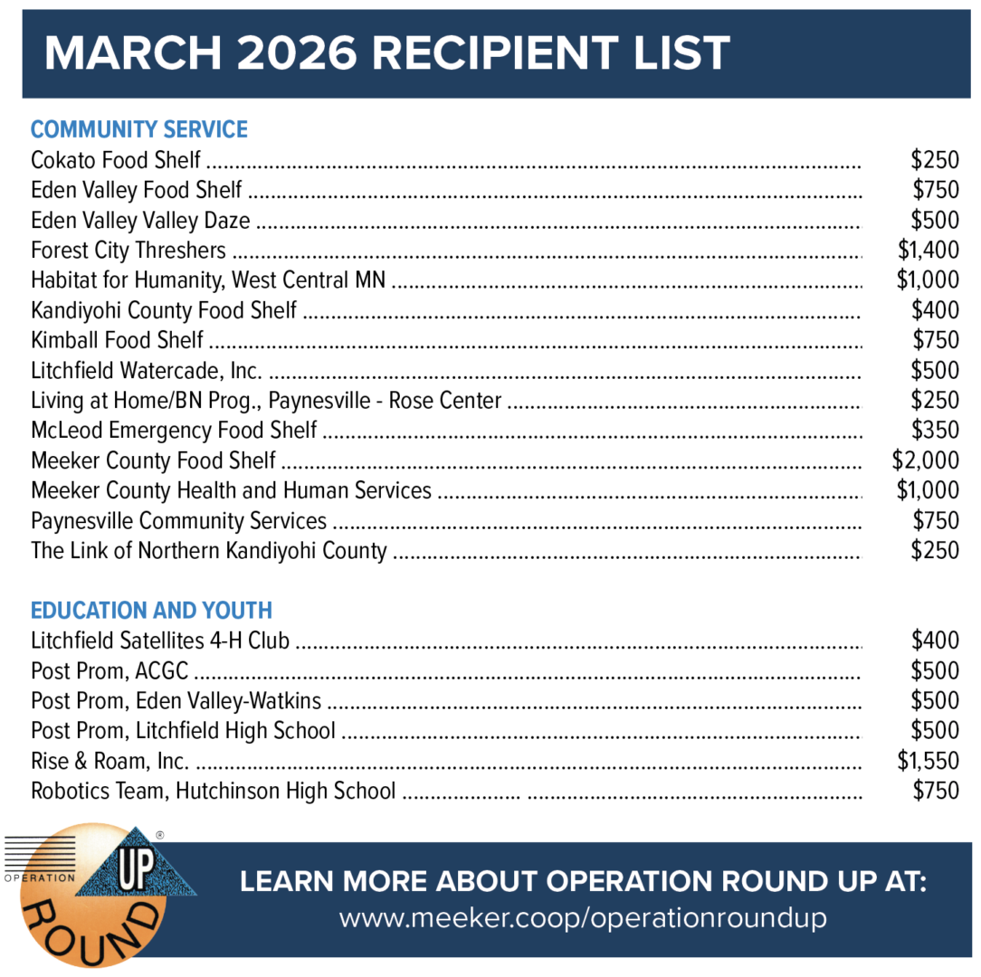 Operation Round Up list